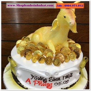 Bánh Sinh Nhật Con Dê - YK25